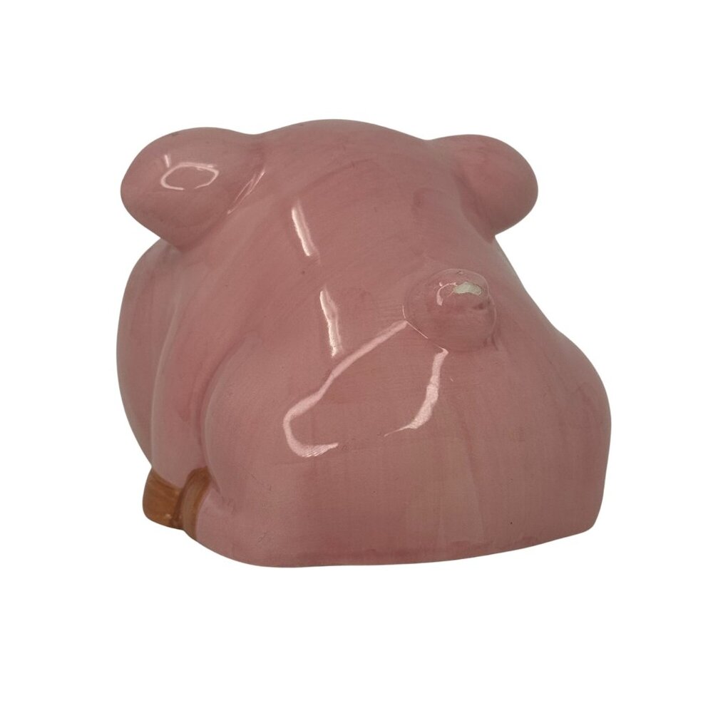 Vintage 1950's Pink Piggy Pig Kitchen Sponge Holder 3" Retro Whimsical - Picture 3 of 8